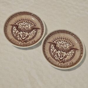 Alfred Meakin Staffordshire "Fair Winds" Plates- Set of 2